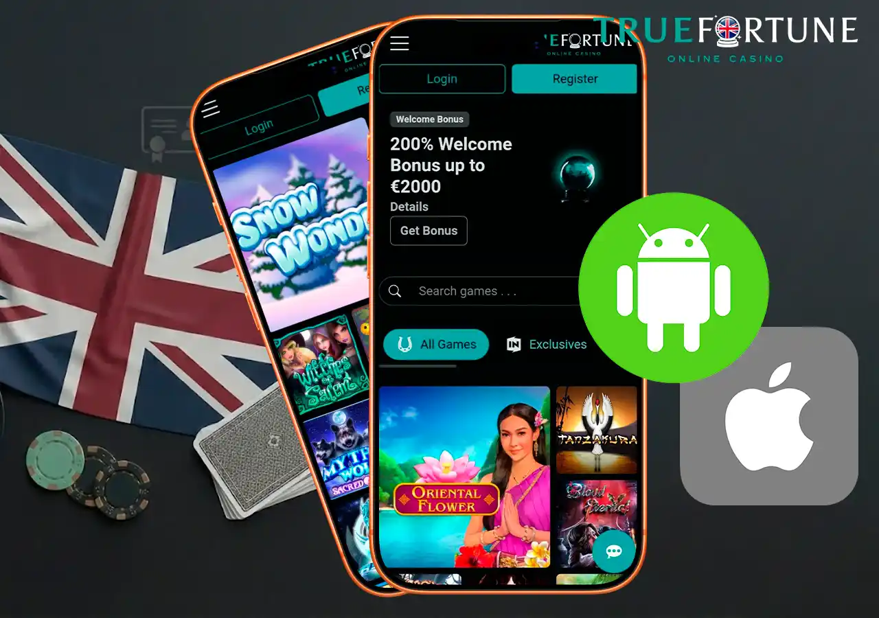 Mobile casino experience at True Fortune without an app